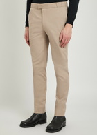 Lestrange 24 Hour Slim-leg Cotton-blend Trousers Beige
