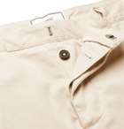 AMI - Tapered Cotton-Twill Trousers - Off-white