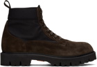 Paul Smith Brown & Black Suede Dizzie Boots