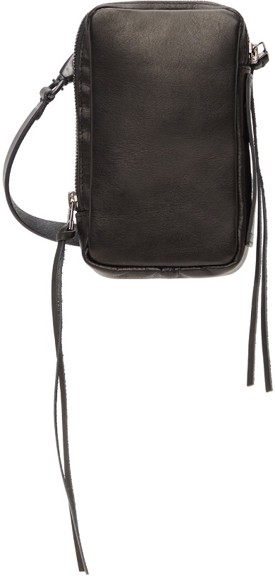 Photo: The Viridi-anne Black Leather Neck Pouch