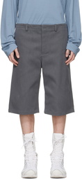 Rier Gray Antique Gabardine Shorts