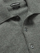 TOM FORD - Cashmere Polo Shirt - Gray