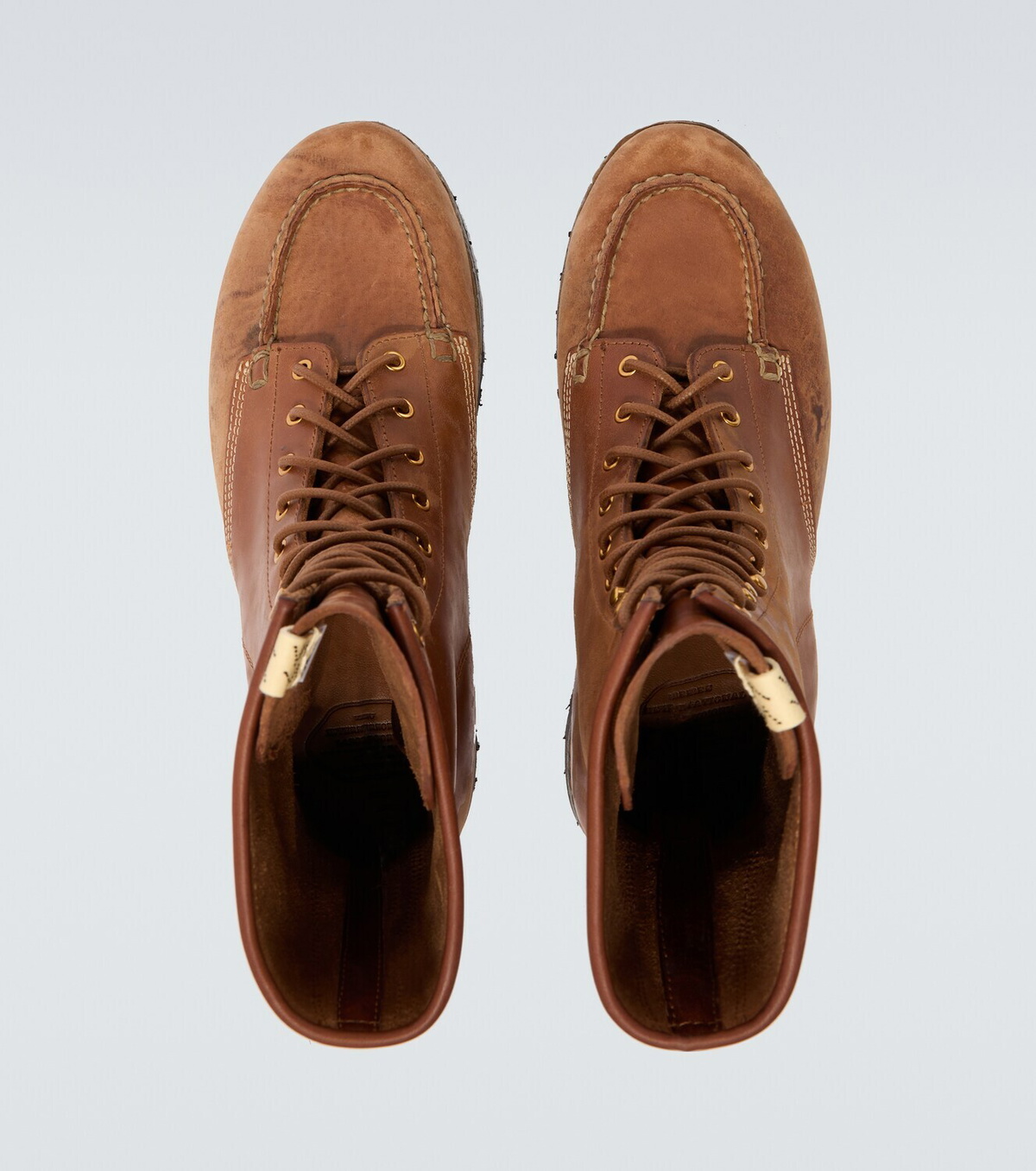 Visvim Scout Moc leather lace-up boots Visvim