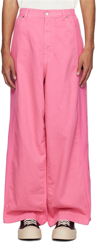 Photo: AMBUSH Pink Paneled Jeans