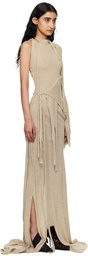 Ottolinger Beige Deconstructed Maxi Dress