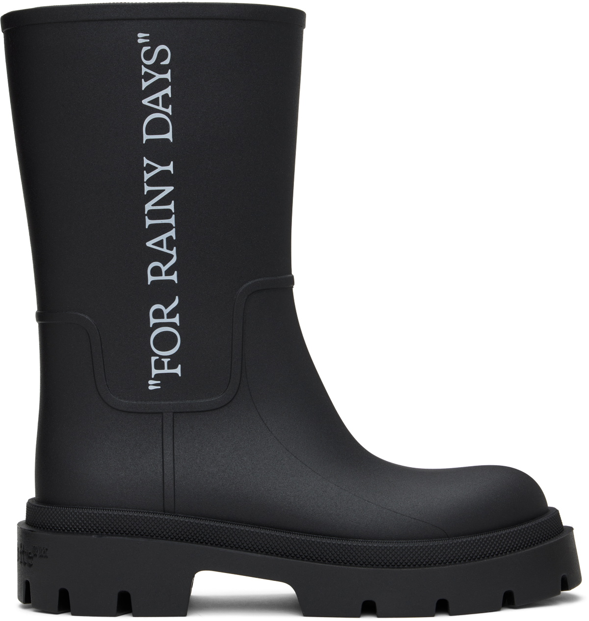 Off-White Black Reboot 'Rainy Days' Chelsea Boots