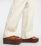 See By Chloe - Hazel leather platform slides