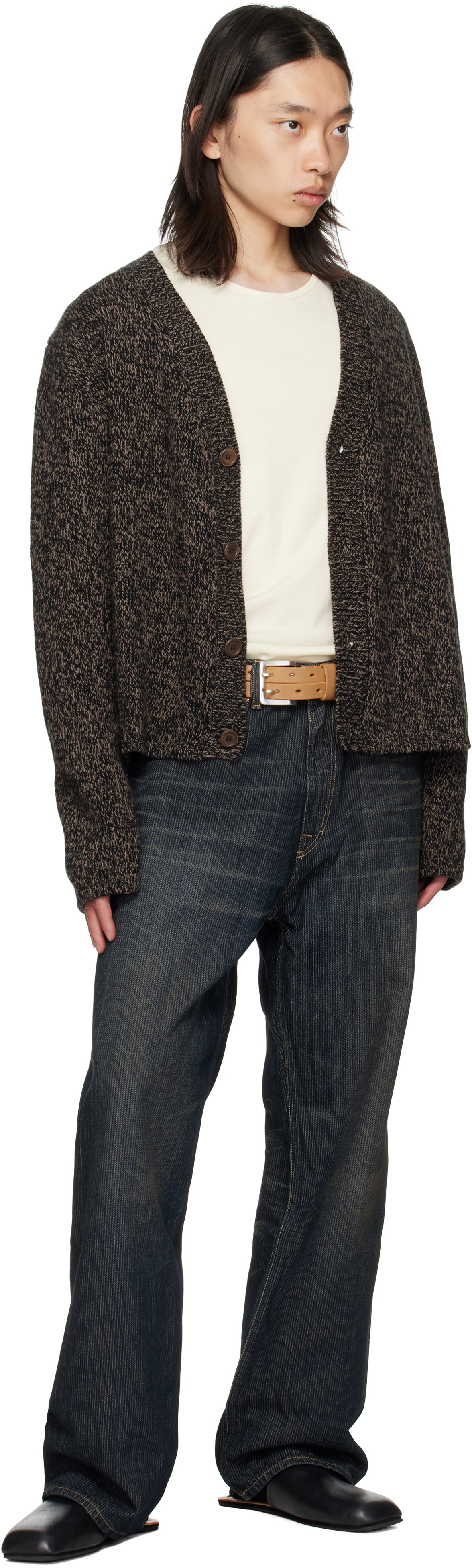 OUR LEGACY Beige Split Belt Our Legacy