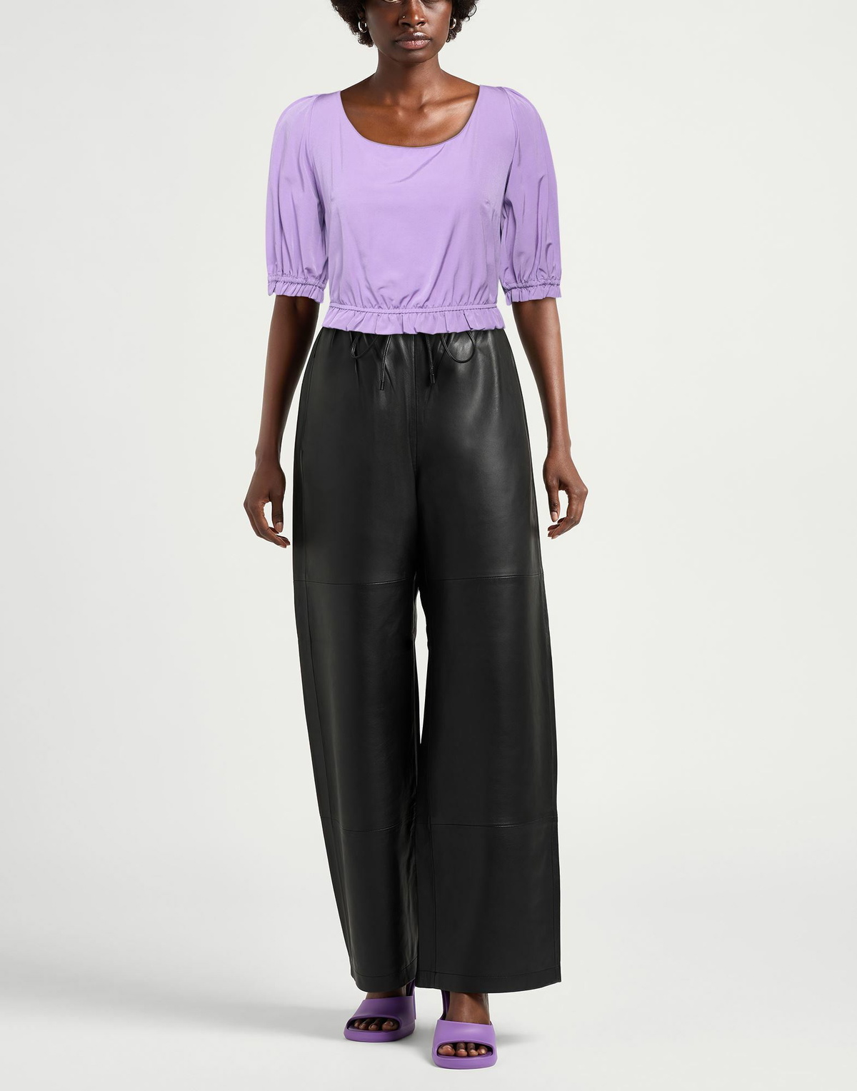 Manila Grace Womens Top Mauve