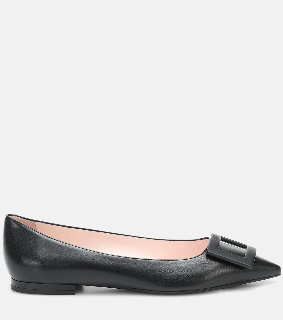 Roger Vivier Gommettine Ball leather ballet flats