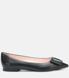 Roger Vivier Gommettine Ball leather ballet flats