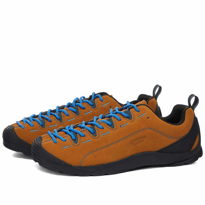 Photo: Keen Men's Jasper Sneakers in Cathay Spice/Orion Blue