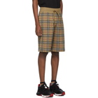 Burberry Beige Check Flynn Shorts