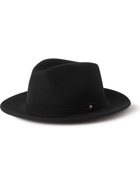 Lock & Co Hatters - Wool-Felt Fedora Hat - Black