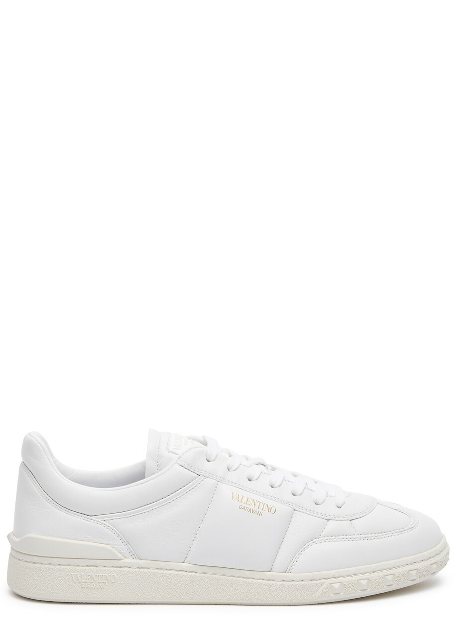 Valentino Upvillage Padded Leather Sneakers White
