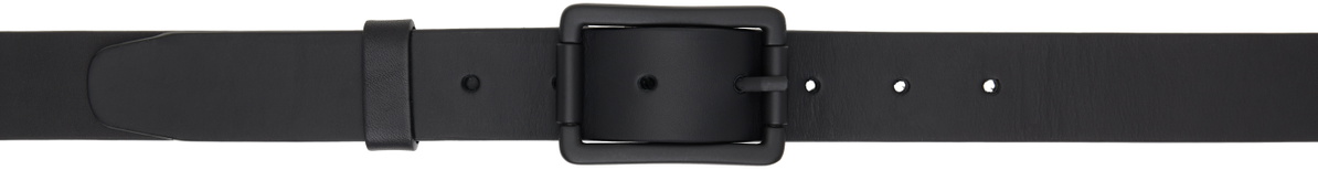 Studio Nicholson Black Leather Belt