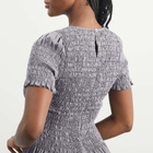 Faithfull The Brand Women's Edda Gingham Mini Dress in Hanne Gingham Vintage Navy