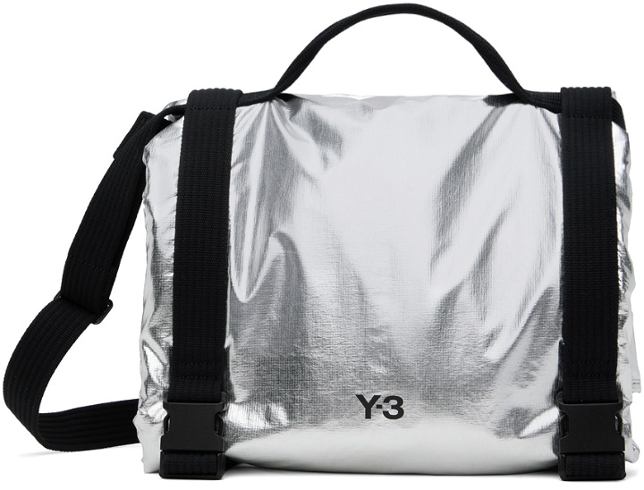 Photo: Y-3 Silver Beach Towel Bag