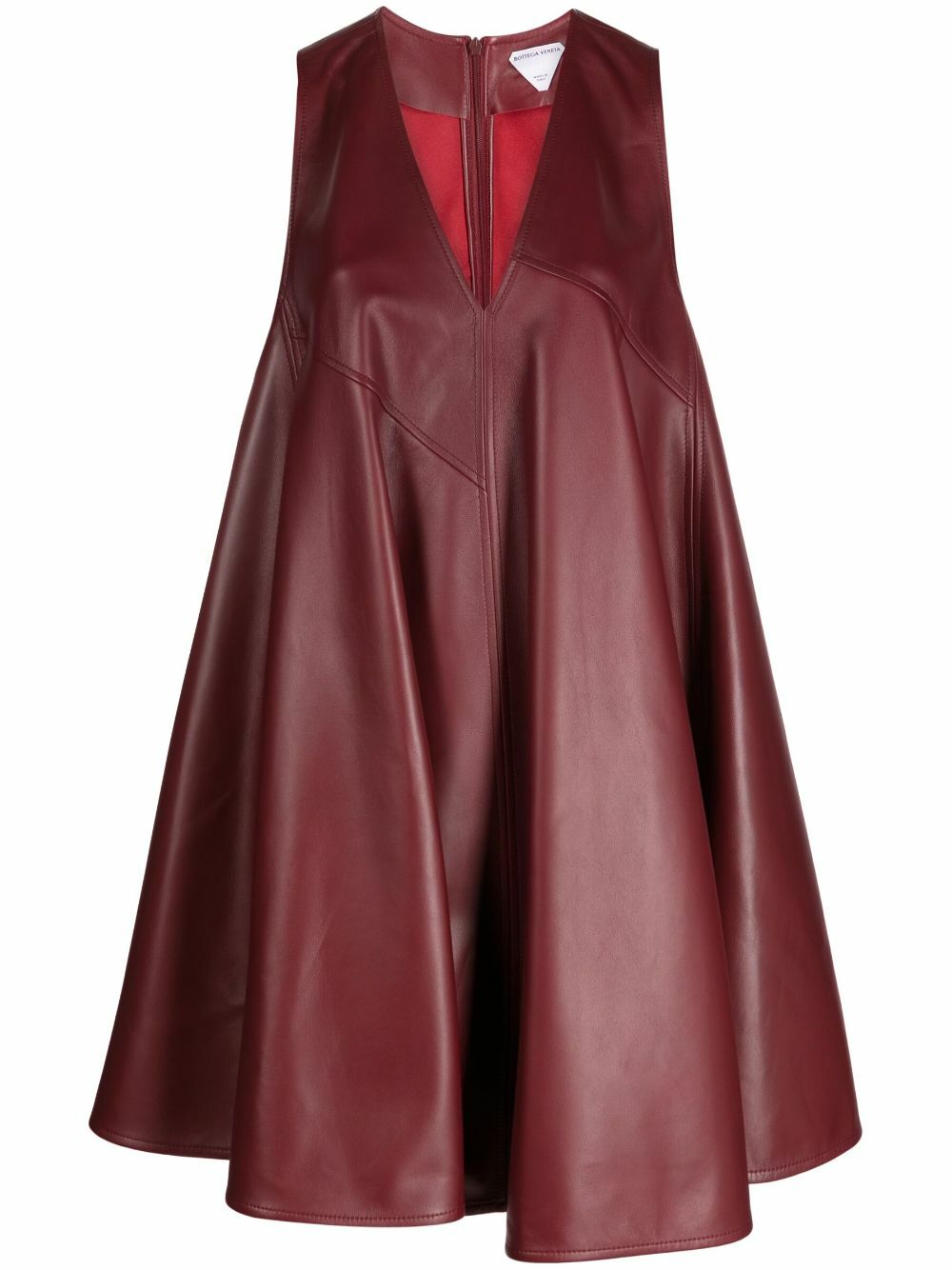 Bottega Veneta Bottle Green Polyester Blend Mini Dress Bottega Veneta Bottle Green Polyester Blend Mini Dress