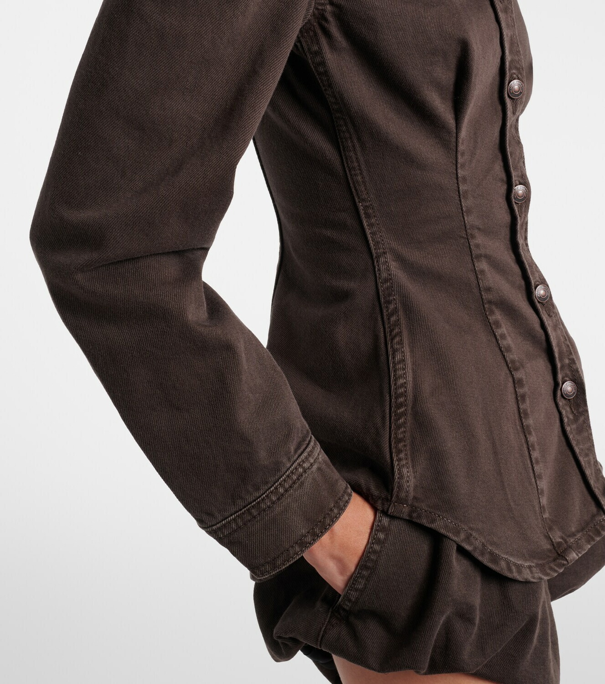 Magda Butrym Peplum denim jacket