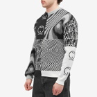 Fucking Awesome Men's Cult of Personality Crew Knit in Black/White