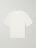 NN07 - Ryan Knitted Cotton and Linen-Blend T-Shirt - Neutrals