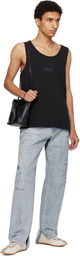 MM6 Maison Margiela Black Triangle Crossbody Bag