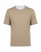 Brunello Cucinelli Mens T-shirt Khaki