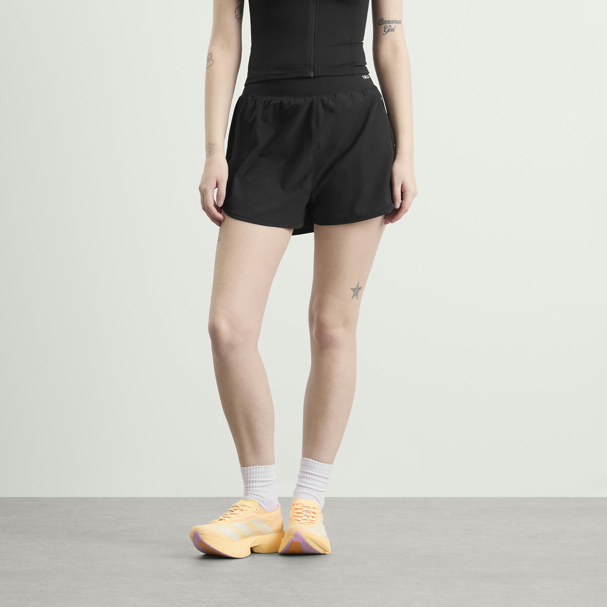 TALA Women's Skinluxe Built-In 2In1 Shorts in Shadow Black