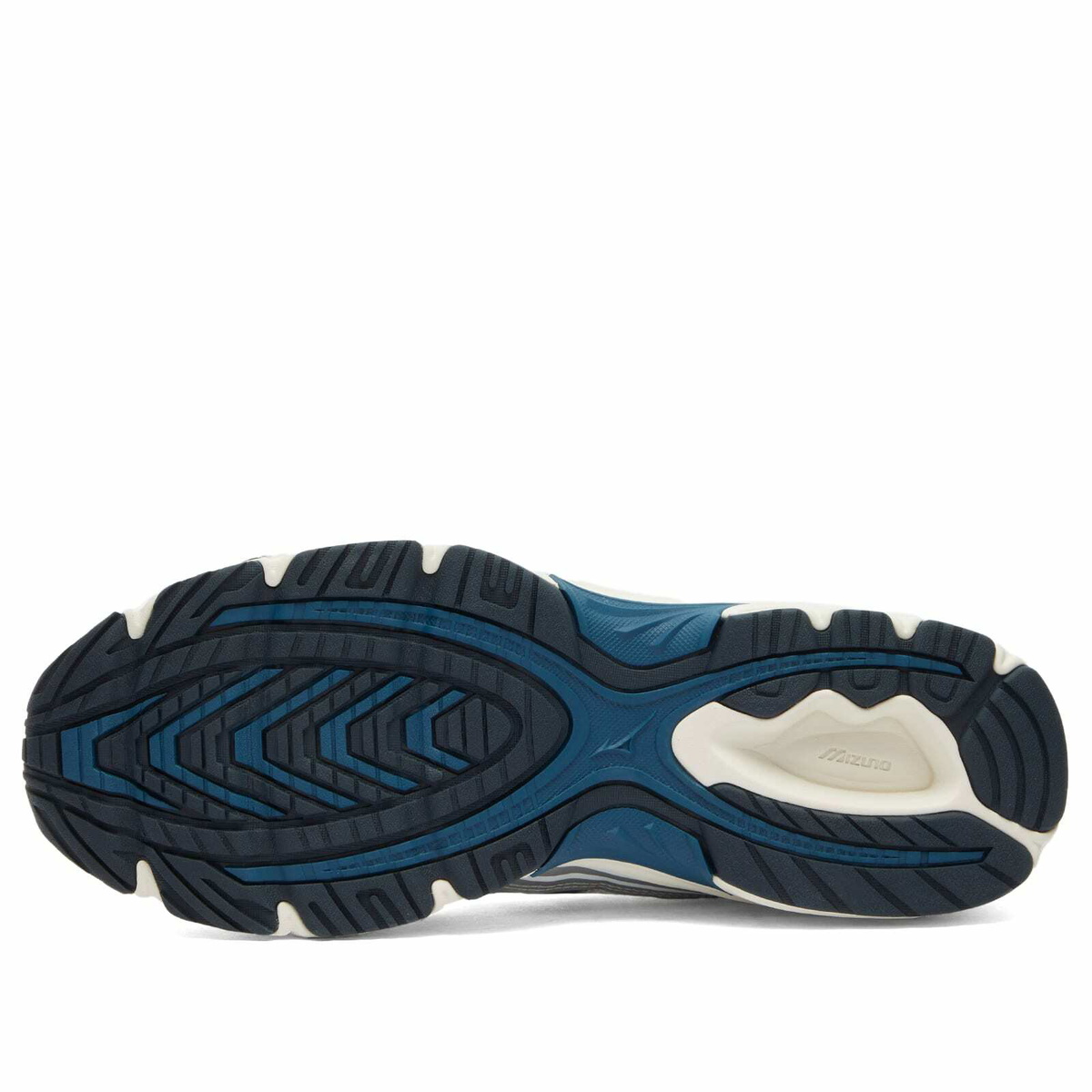 Mizuno MXR Sneakers in Snow White/Majolica Blue/Silver Mizuno