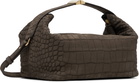 Calvin Klein Collection Brown Andy Soft Zipped Small Pouch