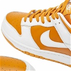 Nike Dunk Low QS Sneakers in Dark Curry/White