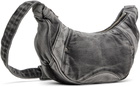 XLIM Gray Denim Messenger Bag