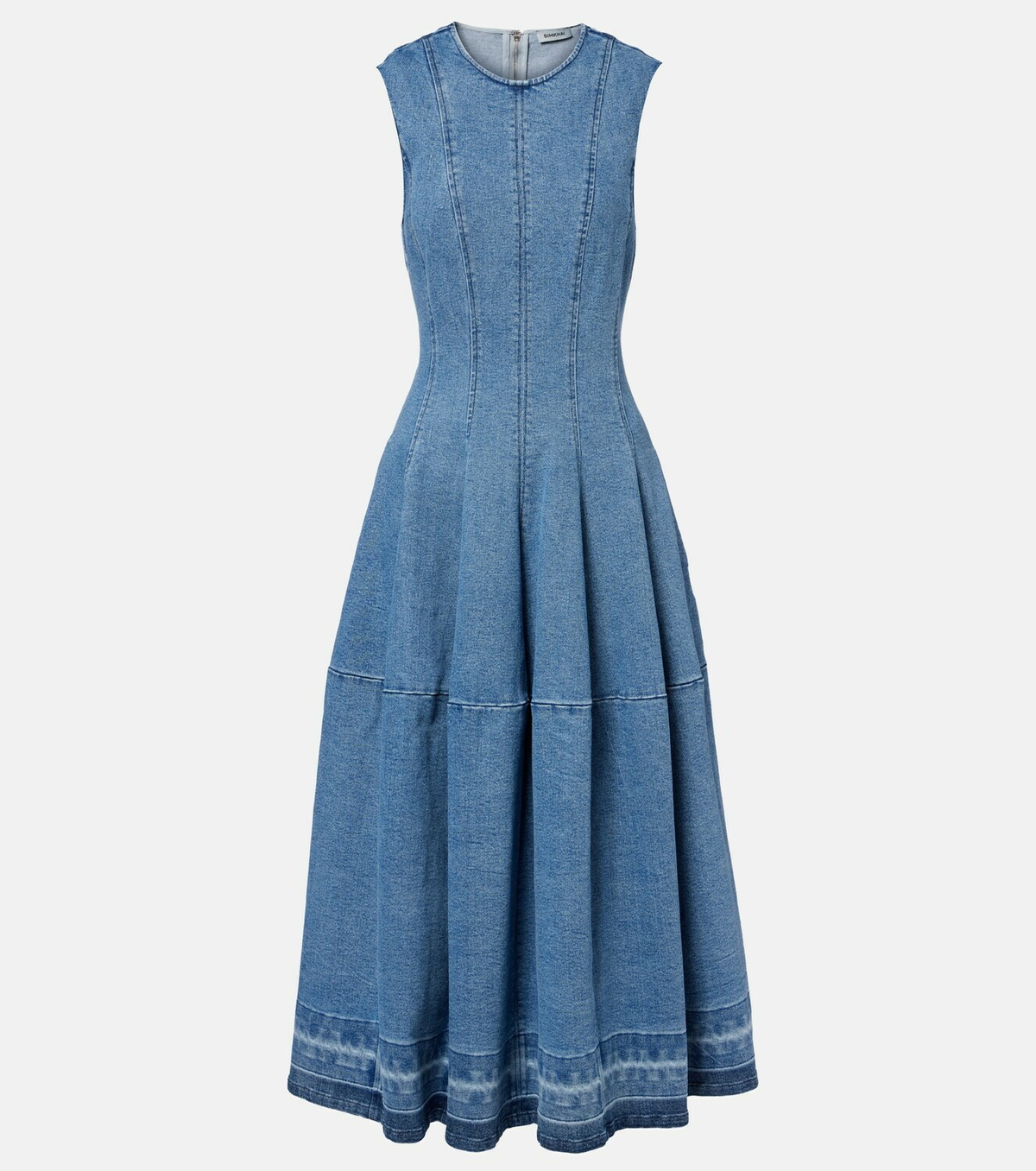 Simkhai Bowen denim maxi dress