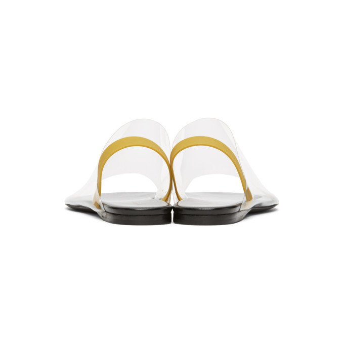 The Row Transparent Flat Sandals The Row