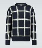 Dries Van Noten - Checked knitted sweater