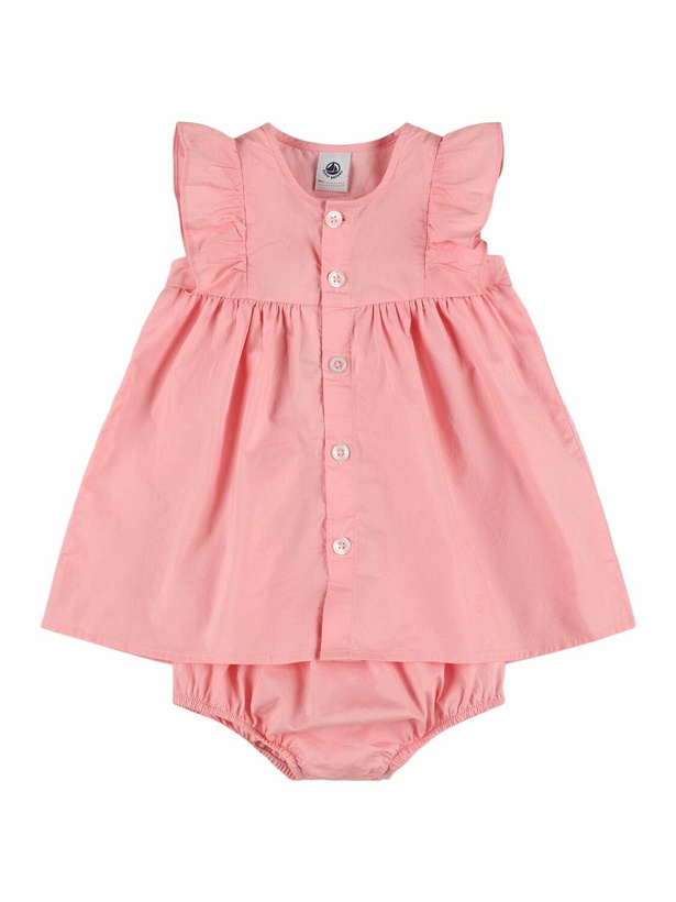 Photo: PETIT BATEAU Cotton Dress & Diaper Cover