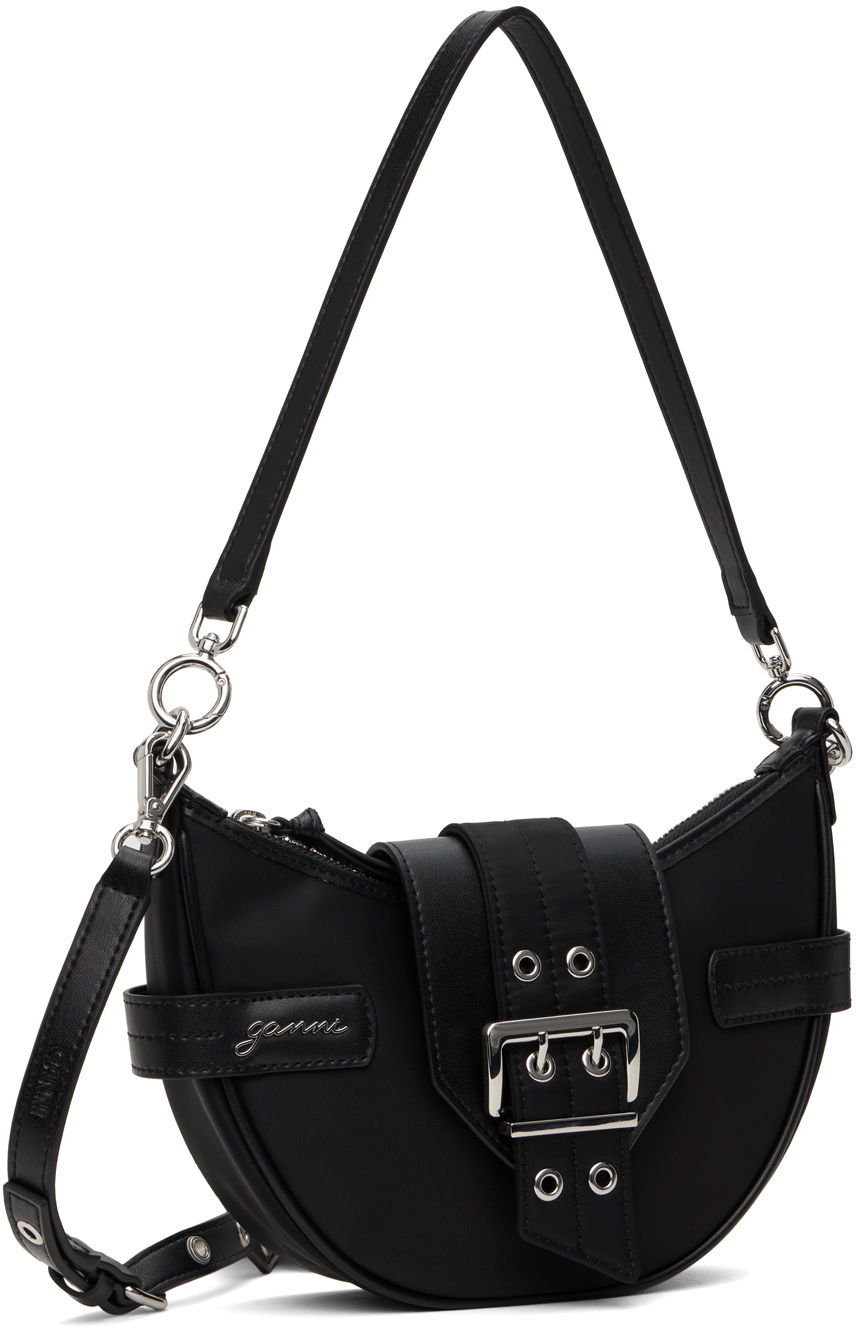 GANNI Black Small Bucky Crossbody Bag