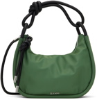 GANNI Green Medium Baguette Shoulder Bag