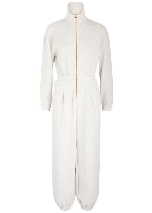 Photo: Varley Jessie Stretch-jersey Jumpsuit Ivory