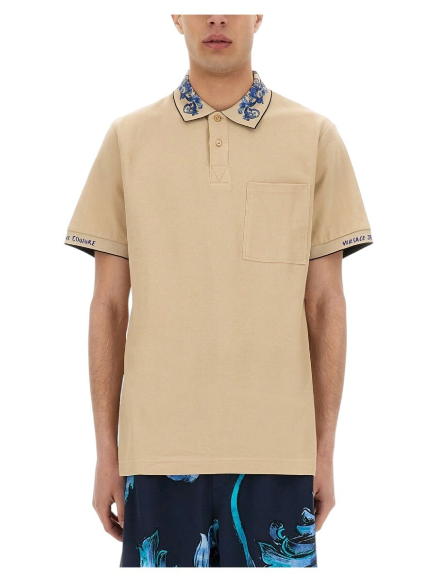 Versace Jeans Couture - Man - Beige - Polo Shirt