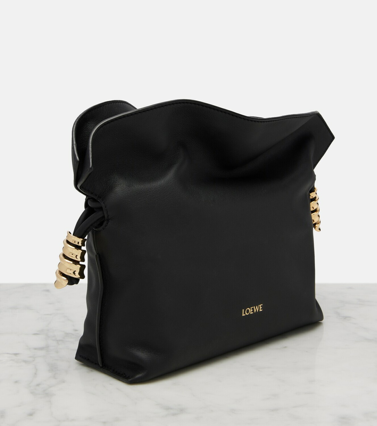 Loewe Flamenco Coil Mini leather clutch