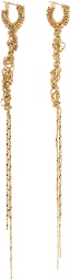 LEMAIRE Gold Tangle Long Earrings