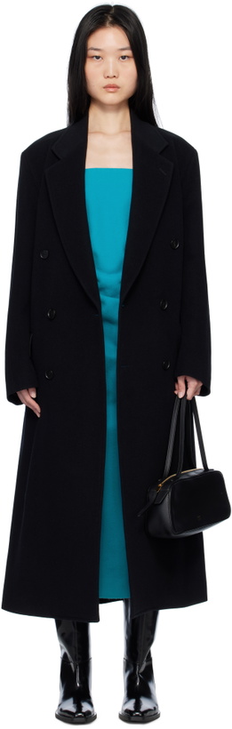 Photo: AURALEE Black Chesterfield Coat