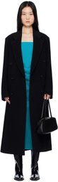 AURALEE Black Chesterfield Coat