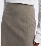 Calvin Klein Collection Eulalia wool midi skirt