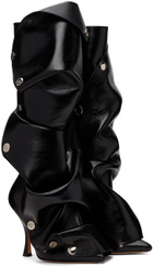 Y/Project Black Snap Boots
