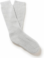 Johnstons of Elgin - Ribbed Cashmere Socks