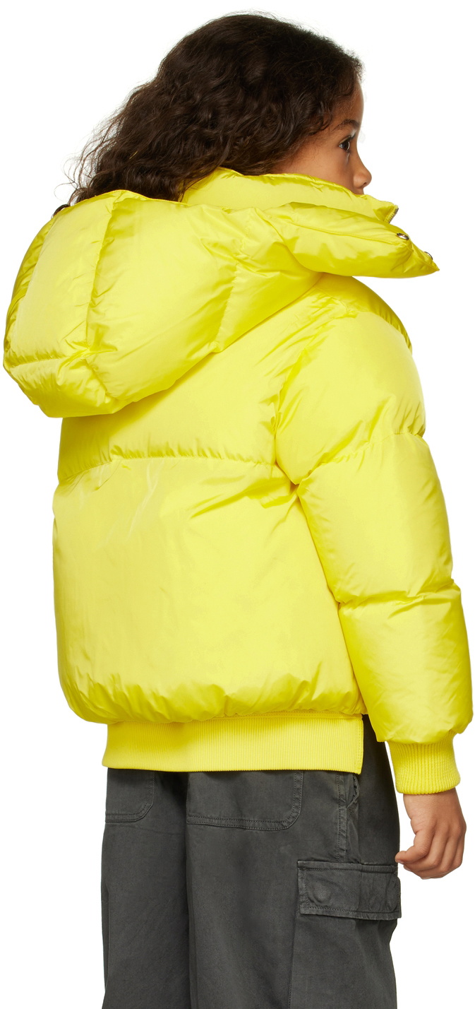 MM6 Maison Margiela Kids Yellow Zip Jacket