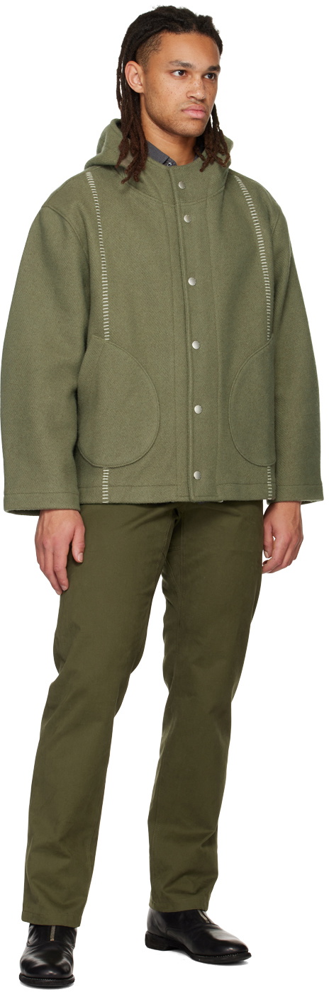 3MAN Green Blanket Jacket